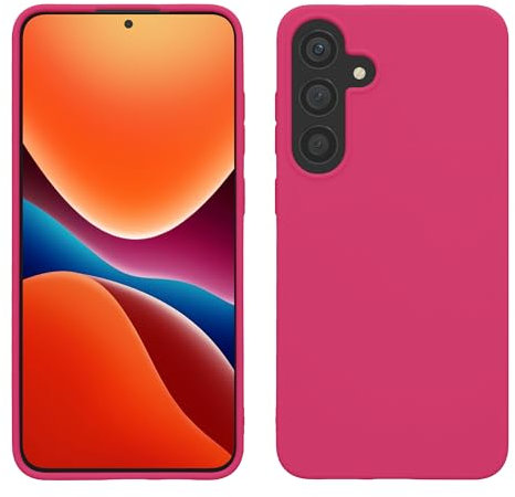kwmobile Hülle kompatibel mit Samsung Galaxy S24 Plus Hülle - TPU Silikon Handyhülle weich schlank - Case stoßabsorbierend flexibel - kabelloses Laden - Neon Pink