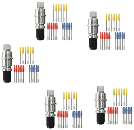 5X Klingen Halter Basis mit 90 Teiligen Schneid Klingen (30/45/60 Grad) für Silhouette Cameo 1 2 3 / Portrait/Curio/Graphtec 6000/5000-60 Plotte