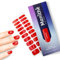 Manithè - Smalto rosso (My Valentine) - Smalto Adesivo Gel UV - Pellicola per Unghie Autoadesiva - Manicure Semipermanente - Nail Wraps Gel UV - Kit 20 PCS
