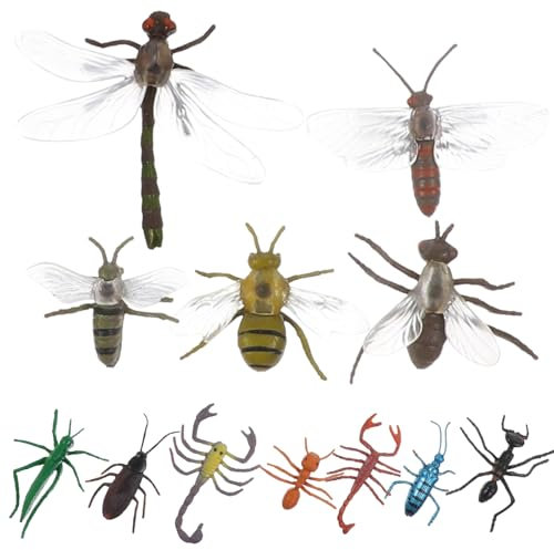 UPKOCH 36 Insekten Spielzeug Partytricks Spielzeuge realistisches Tiermodell Modelle Insektenspielzeug Modell Lieferungen