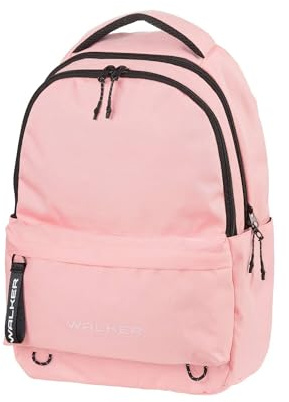 Walker Classic Alpha Rucksack – Laptop Rucksack 15 Zoll – Leicht, Wasserabweisend, Nachhaltig – 29L – Ergonomisch & Vielseitig für Alltag, Schule & Freizeit Classic Alpha | Pink Sand