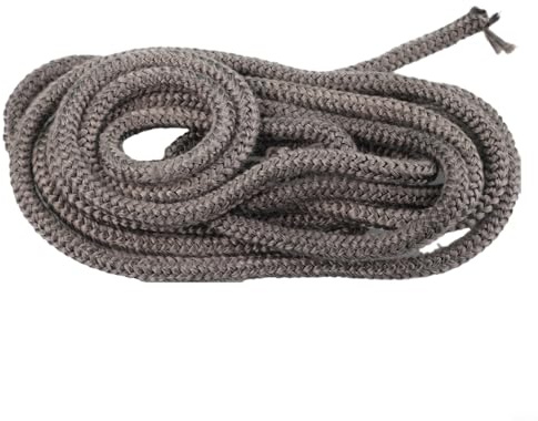 Schwarzes Ofen/Feuerseil für Holzofen, 9 mm, 3 Meter Länge, Holzbrenner, Türdichtung, hitzebeständig, Türdichtungen, Türdichtung