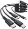 RAMPOW USB C Kabel, [4Stück 1M] USB C auf USB C Kabel PD3.0 60W, ladekabel USB C, iPhone 16 ladekabel, Schnellladekabel USB C iPhone 15 ladekabel für MacBook, iPhone 16/15, Samsung S23/S22, iPad