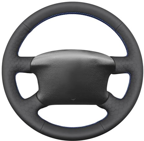 MEWANT Lenkradbezug für Golf 4 für B5 für Variant für Sharan für Bora T4 T5 Custom Version Hand Nähen Lenkradhülle