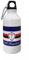 Acube srl Borraccia In Alluminio con Moschettone Bianca per Sampdoria Calcio Blucerchiati Capacità 400 ml Prodotto Ufficiale con Scatola Idea Regalo