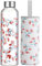Autsel Botella de Agua de Cristal 500 ml Botella de Agua de Vidrio Deportiva