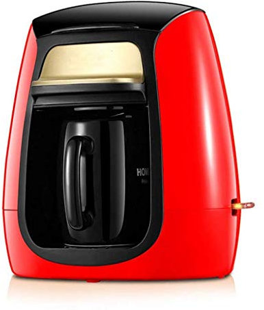 Kaffeemaschine Vollautomatische tragbare Kaffeemaschine Sanduhr Mini-Einzeltassen-Kaffeekanne Teezubereitungsmaschine (Farbe: Orange) (Farbe: Orange) Das Neue