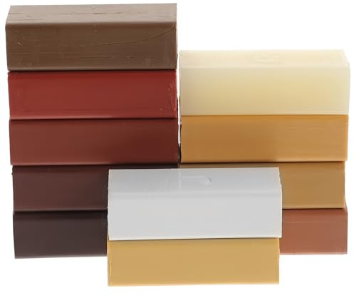 LOLIPPYY Bodenreparaturset aus Wachs 11 Farben zur Schnellen Kratzerreparatur bei Vinyl und Laminat Dielenböden für Küchenböden und Holztüren
