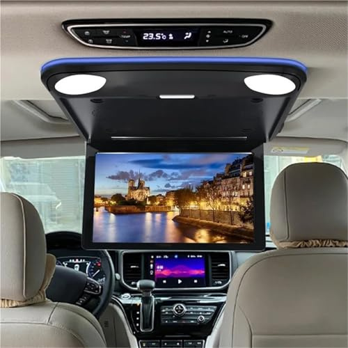 Monitor da tetto for auto 12,1 pollici, schermo ampio, ultra sottile, ribaltabile