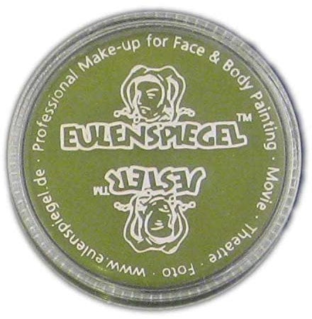 Eulenspiegel 504444 Maquillaje en Crema, 35 ml, Maquillaje Para Pintar la Cara y el Cuerpo, Verde