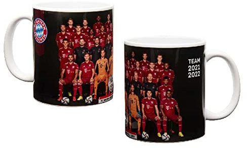 FC Bayern München Tasse - Team 2021/22 - Kaffeetasse Mug FCB