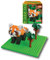 Microbricks -Roter Panda von Deluxebase. Mini Block Bär 3D-Puzzle für Kinder.