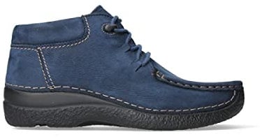 Wolky Comfort Schnürschuhe Seamy Moc - 11800 Nubukleder blau - 39