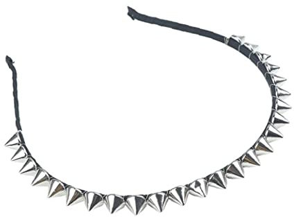 Froiny 1 Stück Mode Coole Metall Stirnband Spike Nieten Nannte Band Partei Punk Haarclips Gothic Stil