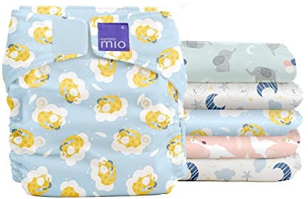 Bambino Mio, miosolo Classic Wiederverwendbare Windeln Set, Dreamland BXNKSOX DRM