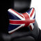 Facynde Union Jack Auto Nackenkissen - Union Jack Flag Nackenstütze Sitzkissen - Bequeme Nackenstütze, atmungsaktive Nackenkissen für das Jubiläum der Königin