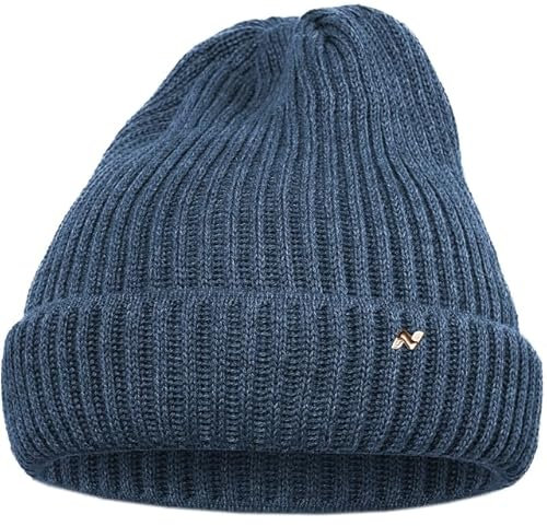 NYTTED® Merino Mütze - Made in Germany - 100% feinste Merinowolle - Wollmütze für Herbst & Winter - Unisex - Beanie für Damen & Herren - Warme Wintermütze - Merino Beanie