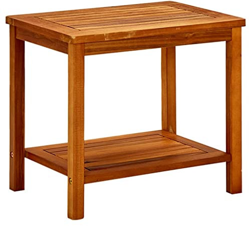 vidaXL Couchtisch 50x35x45 cm Massivholz Akazie