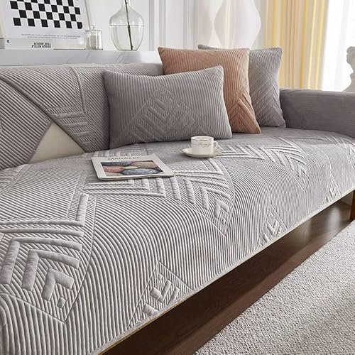 Samt Couchbezüg Sofabezüge Schonbezug Sofa Sofabezug Sofa Überzug 3/2/1/4 Sitzer Sofahusse Couch Bezug Sofa Überzug Hussen Stretch Sofa Abdeckung Sofaüberwurf Couchhusse (Color : 19#, Size : 70x70cm