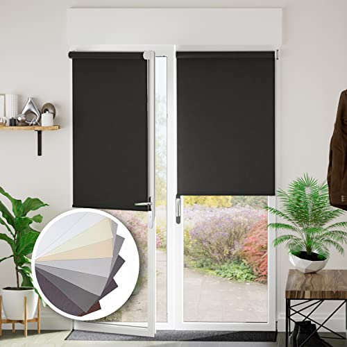 Cortinadecor | Estores enrollables Sin Taladrar Opacos Colors | 10 Colores Disponibles | Kit de muestras