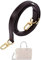 DGAZ Vachetta-Leder Schulterriemen, Ersatz Taschengurt für Speedy mit Geschenkbox und D Ringe, Handgefertigt Lederschultergurt, Einstellbare Länge 90–120cm (Glossy Brown, Breite1,8cm)