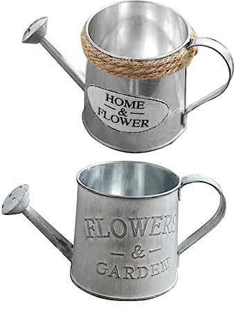 IMIKEYA 1 Juego Regadera De Hojalata Planta De Casa Macetero Galvanizado Herramienta De Riego Regadera Jardin Macetas De Jardin Regaderas De Jardinería Regadera Casera Planchar 2 Piezas