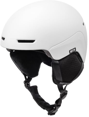 meteor Skihelm für Kinder und Erwachsene Snowboardhelm Herren Ski Helme mit Active Belüftungssystem fur Mädchen und Jungen Skihelm mit System zur Installation von Skibrillen für klare Sicht