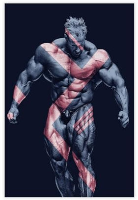 ocvdfss Jay Cutler Poster auf Leinwand, Schlafzimmer, Dekoration, Landschaft, Büro, Raumdekoration, Geschenk, 30 x 45 cm