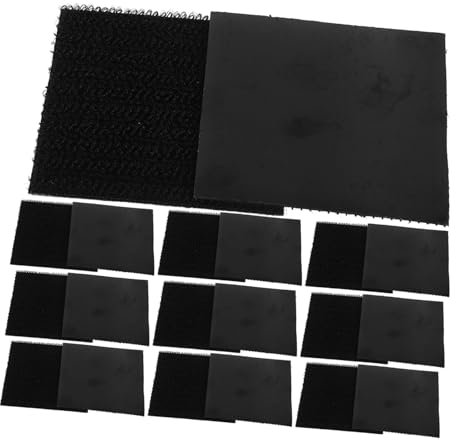 iplusmile 20stücke Doppelseitiges Klebeband Für Klettverschlüsse Wiederverschließbar Selbstklebend Hochbelastbar Als Befestigungsstreifen Für Zuhause Büro Und Auto