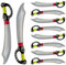 XoeLLe 10 Pièces Épées Gonflables Jouet Épée, Pirate Epee Enfant, Plastique Epee Mousse Epée Gonflable Chevalier pour Fête Thème Anniversaire Costume Cosplay Fournitures Décorations (B)