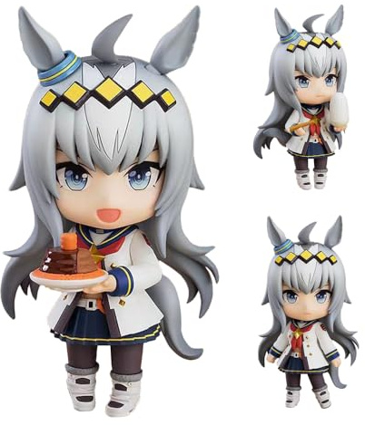 Zhongkaihua Hübsche Derby-Actionfigur, Oguri-Cap-Figur, 10 cm, Anime-Modell, Statue, Weihnachten, Zuhause, Schreibtisch, Ornament, Geburtstagsdekoration, Geschenk für Fans