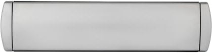 IRONWORX® Enigma 12 Premium Metal Sleeved Letterbox Satin Chrome ❘ Fully Weather Sealed, 180° Opening, Easy Install Ultra Durable Modern Design, Compatible with UPVC, Composite & Wooden Doors
