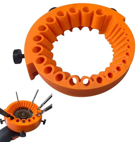 Afilador de Brocas, Nuevo Afilador Brocas Amoladora, Afilador de Broca Profesional, Brocas Herramienta para Afilar, para Broca de 2-13 mm y Amoladora de 115/125 mm (A)