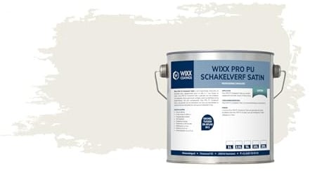 Wixx PRO PU Système Monocouche Satin - RAL 9010 | Blanc pur - 1L