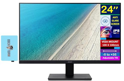 Acer Vero V247Y Gbmix FHD IPS Monitor with 4ms Response Time, Anti-Glare, Adaptive Sync, Built-in Speakers, VESA Mount (100x100mm) and Expander