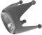 Happyyami Motorcycle Helmet Decoration mit Saugnäpfen Universelles Zubehör für Scooter Ski und Motorradhelme Stilvolles Ornament für Biker und