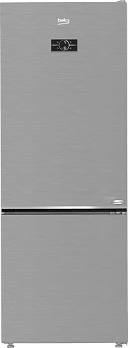 Beko AeroFlow™ HarvestFresh™ CNG4793VPS 192cm Frost Free Fridge Freezer - Stainless Steel Effect - E Rated