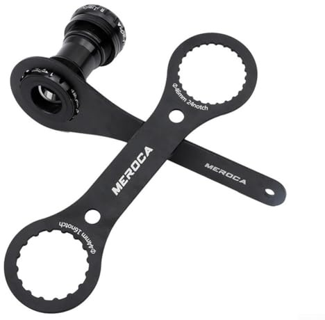 ZWEquipint 2-in-1-Fahrrad-Tretlager-Werkzeug für SRAM für DUB, Schraubenschlüssel aus Aluminiumlegierung für 44/46 mm und 39/40,5 mm Cups, Hohlscheiben-Entfernungsinstrument für Fahrrad (BB44+BB46)