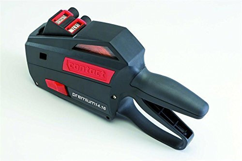 Preisauszeichner/Handauszeichner Contact 37.28-24 Premium 2-Zeiler 12 + 12 Stellen - Etiketten 37x28mm