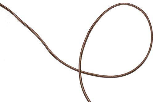 dalipo - Hutgummi, 3 Meter, Gummiband, Gummilitze, 1,2mm, beige