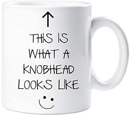 60 Second Makeover Limited This is What A Knobhead Looks V2 Like Mug Boyfriend Friend Gifts for Boyfriends Girlfriend Gift Best Friend Present 11oz Ceramic Coffee Cup Dishwasher Safe Microwave Safe