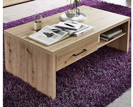 möbelando Couchtisch Beistelltisch Sofatisch Wohnzimmertisch Holztisch Tisch Filmer I Artisan Eiche