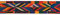 Taschenband, Gurtband, Webband 40 mm/gemustert - 2 Meter Länge, Orange