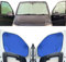 Fensterrollo-Set Kombatibel Mit FIAT Ducato (1993-2006)(Frontset) Hintergrundfarbe in Blau, Reversibel und Thermisch