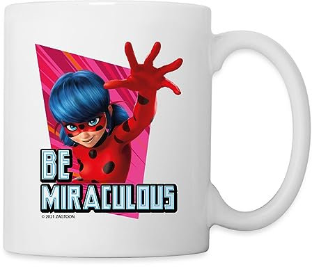 Spreadshirt Miraculous Ladybug Be Miraculous Tasse, One size, Weiß