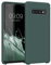 kwmobile Carcasa Compatible con Samsung Galaxy S10 Funda - Case TPU y Silicona antigolpes - Apto Carga inalámbrica - Verde Musgo