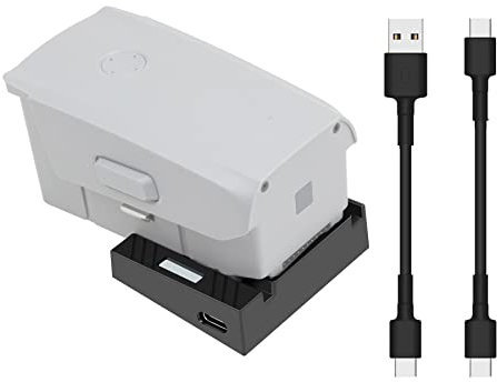 Fututech QC 3.0 Mini-Ladegerät USB Typ C für DJI Mavic Air 2S Air 2 Automatische Korrespondenz Schnellladung mit Ladeanzeige, Zubehör Drohne