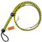 Bantoro Crafts Cravache d'équitation en Cuir de Vache de qualité supérieure – 12 Tresses – 1,2 m – Fouet Noir et Jaune avec craquement Fort
