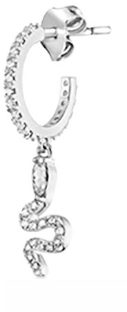 Piercing créole Agatha Snaky argent