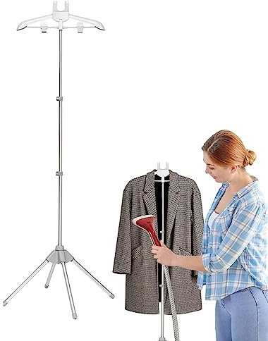 Pacienjo Soporte para Planchar Colgante,Tabla Planchar Plegable Vertical Tabla Planchar Portátil con Perchas Altura Ajustable para Dormitorio, lavandería Espacio pequeño